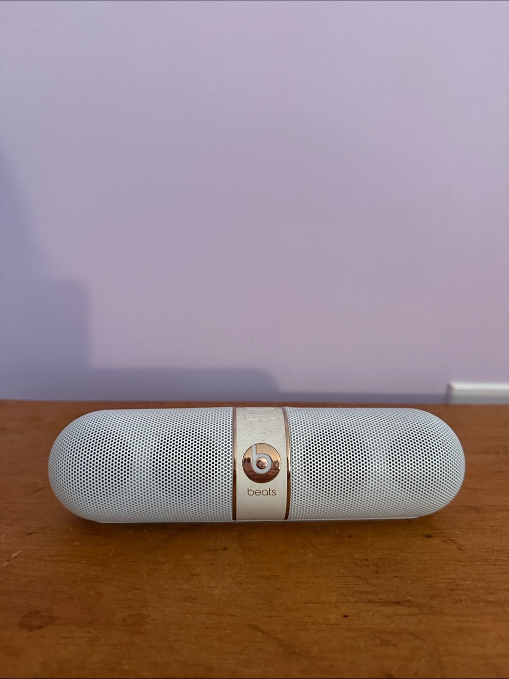 Beats Pill 2.0 Bluetooth Speaker in the Special Edition White and Rose Gold Read